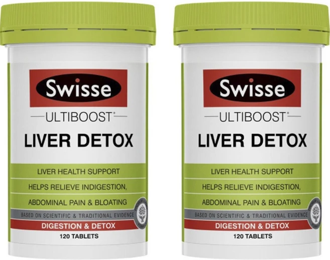 스위스 울티 부스트 리버 디톡스 태블릿, 120정, 2개 - 쿠팡