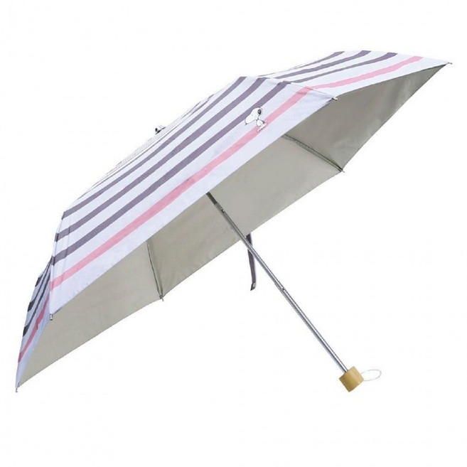 송월 스누피 3단 스트라이프 열차단 초경량 양우산 우산 선물 고급 여름 답례품 양