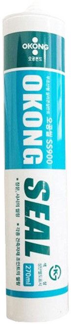 오공 다용도 무초산 실리콘 SS900 + 노줄, 금색, 1세트