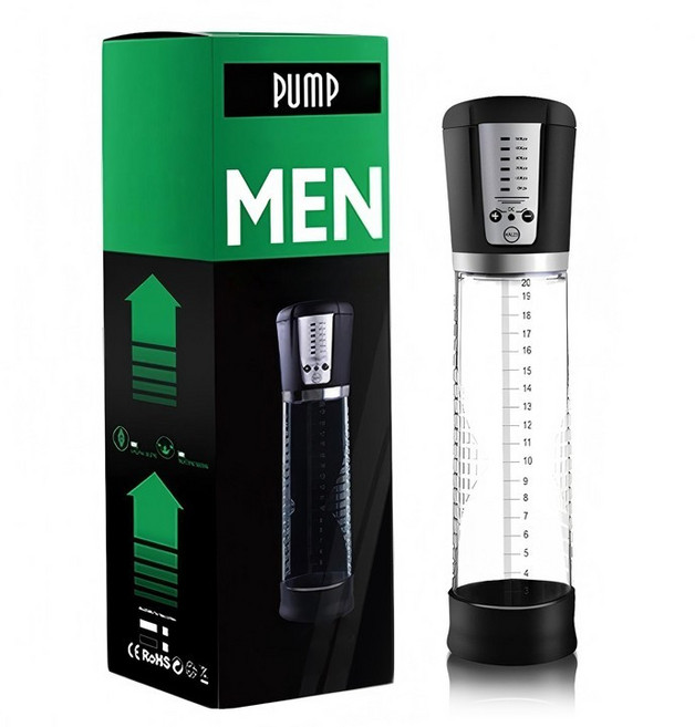 Man真空電動吸吮器 男魂持久訓練器, 1個, 黑綠