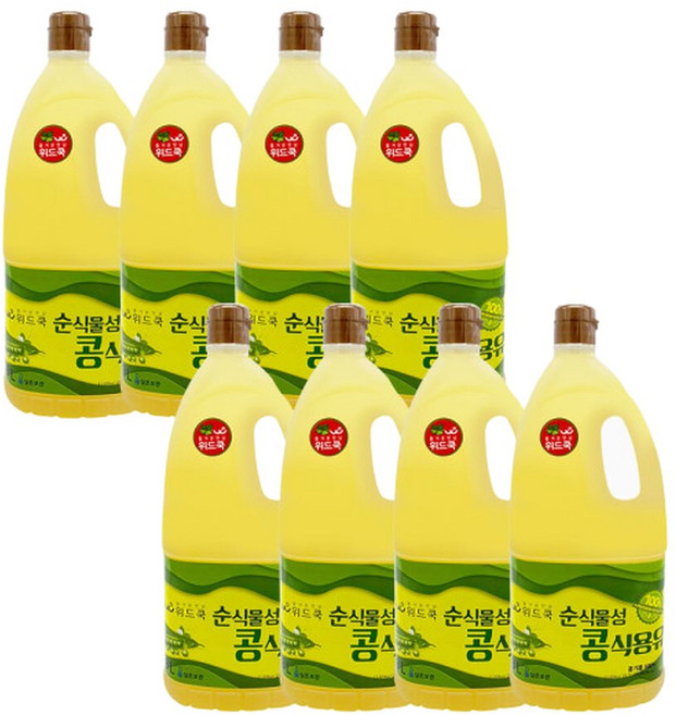 콩식용유 1.8L x 8개입 순식물성, 8개