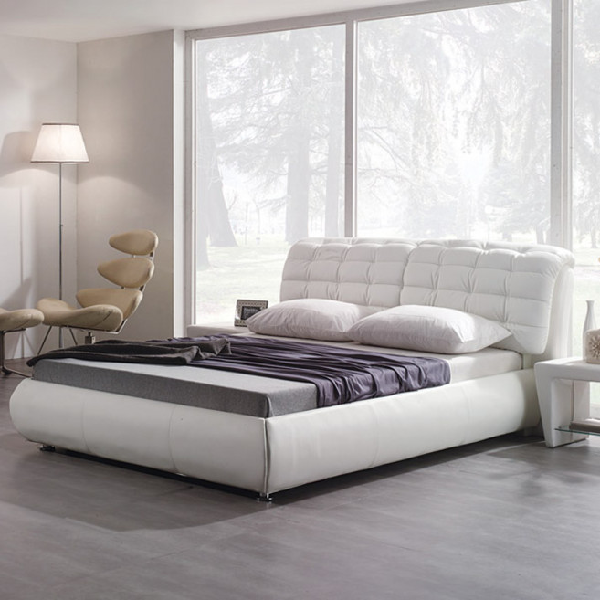 젠티스 퀸 침대 세트 (SLEEPaWAY S3 프리미엄 매트리스 포함), 19. 끌레르 가죽 침대