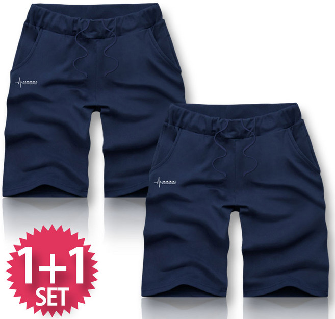 블루포스 레잇튼 반바지 1+1 세트 [2장 묶음] 오버핏 팬츠 [국내생산]