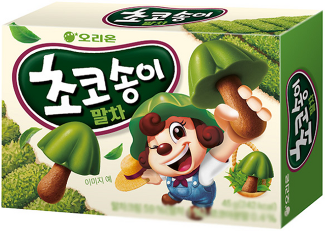 오리온 초코송이말차 45G 편의점 과자, 28개