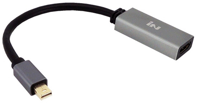 인네트워크 MINI DP 1.2 to HDMI 2.0 젠더 4K, 1개, IN-ACTMDPH19AL