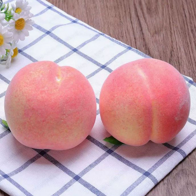 과일 미니어처 소품 복숭아 모형, 복숭아모형 - 5개