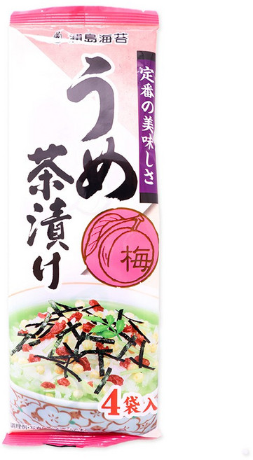 浦島 海苔茶泡飯拌飯料 4-5入/包, 1個, 茶漬梅子4入一包-2026.08.02