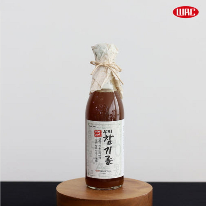 의령장터 우리참기름 350ml 국산 햇 참깨100% 40년 전통방앗간, 1개