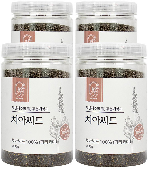 두손애약초 치아씨드, 400g, 4개