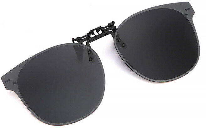 클립선글라스 자외선차단 안경위에 쓰는 선글라스 휴대용