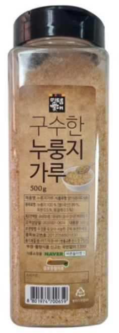 미드움애 구수한 누룽지 가루, 500g, 1개