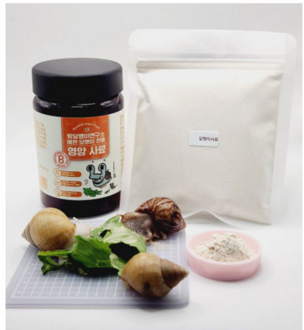 달팽이흙 코코피트 코코핏 달팽이사료, 1개, 1개, 프리미엄달팽이사료(통)