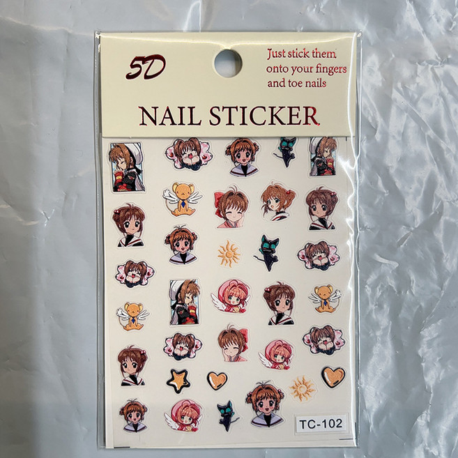 캐릭터 스티커 일본 애니 스티커, 1개, 카드캡터체리B