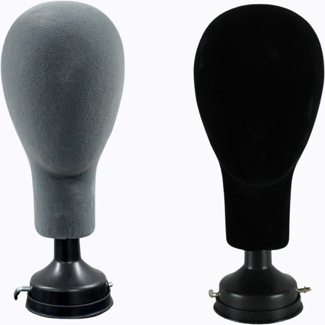 마케즈 강력흡착판 가발 거치대, 1개, 블랙