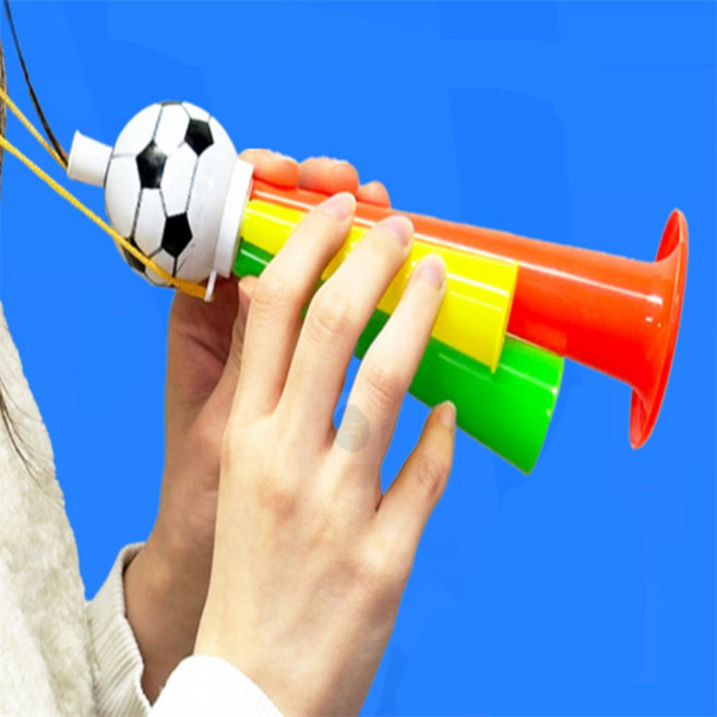 파랑파랑몰 목걸이형 응원나팔 체육대회소품, 1개