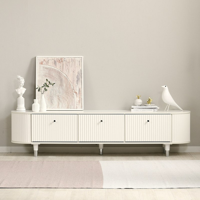 리드로퍼니처 거실장 티비다이 거실 티비장 장식장 어라운드 1200 1800 TV 다이 서랍장, 아이보리