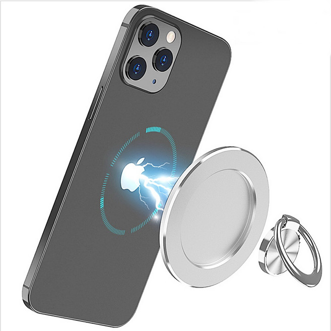 맥세이프디스크 맥세이프 자석판 스마트톡 스마트링, 블랙, 1개