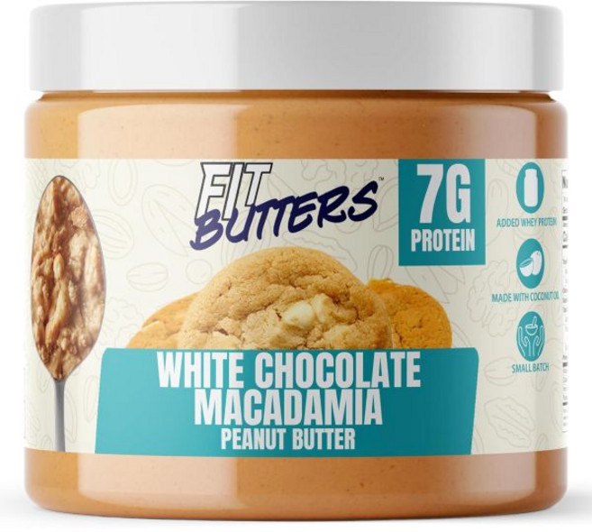 FIt Butters 젯퍼프 스모어 피넛버터 454g, White Chocolate Macadamia