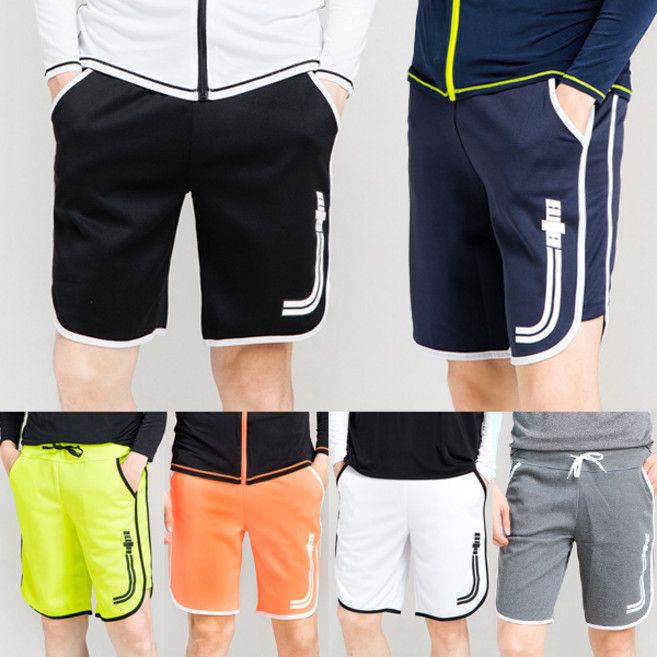 이라인 보드숏 비치바지 남성용 6컬러 커버업 반바지 남성용>>남자 사각 수영복