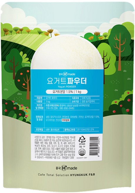 흥국에프엔비 요거트 파우더, 1kg, 1개입, 1개