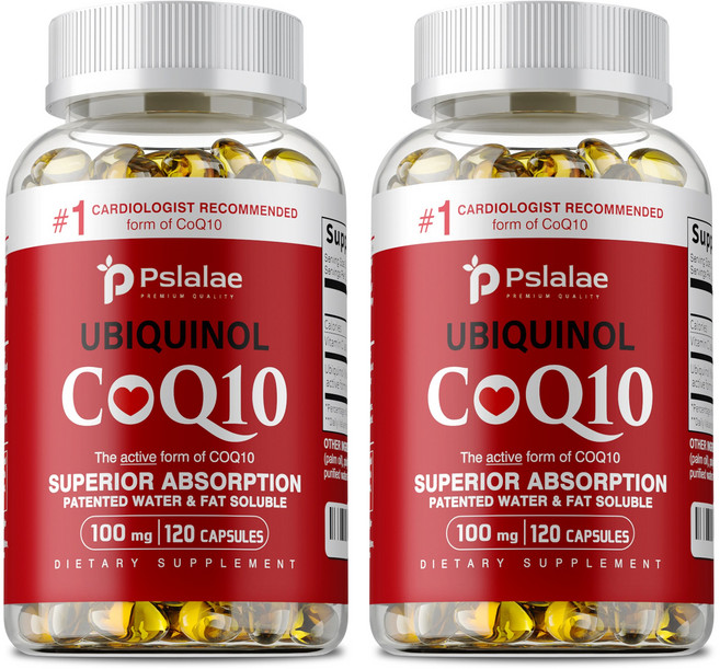 Pslalae 輔酶Q10 Ubiquinol 優異吸收率 100mg 膠囊, 240組