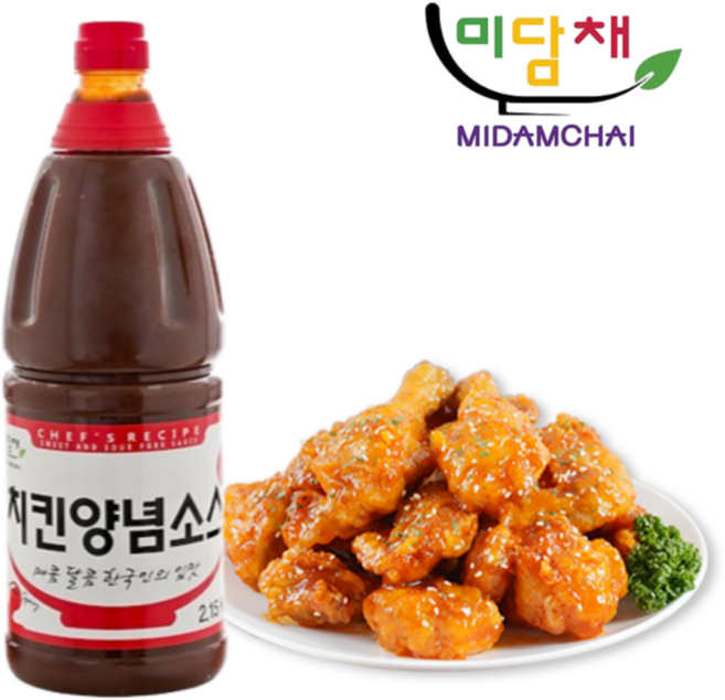 미담채 치킨 양념 소스 2.15kg 옛날 전통 양념치킨소스, 1개