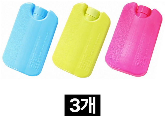 프렌티 미니 아이스박스 얼음팩 냉풍기 아이스팩, 3개, 1세트