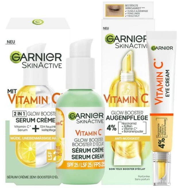 Garnier 스킨액티브 비타민 C 세럼 크림 – 피곤하고 고르지 않은 피부를 빛나게 해주며 유도체와 슈퍼 시트러스 함유 50ml - 쿠팡