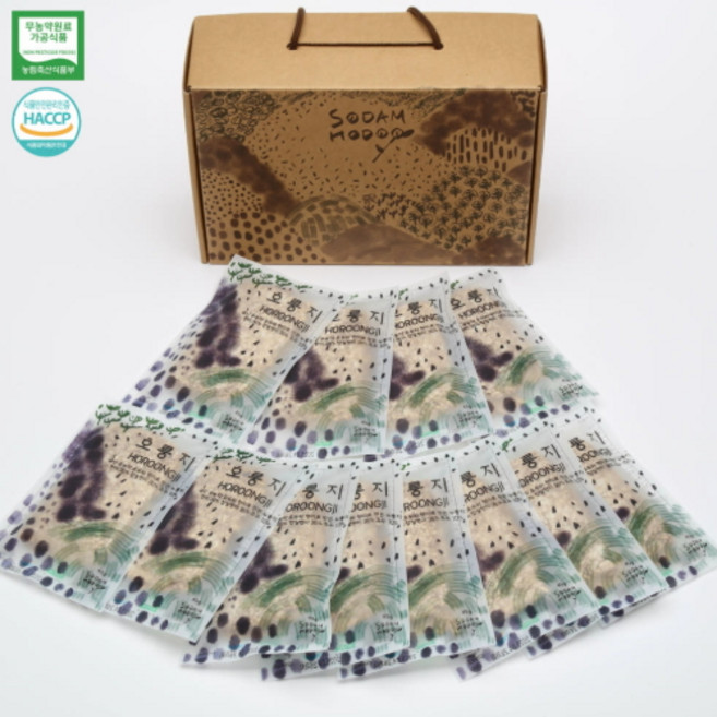 호룽지 선물세트 (호룽지+선물박스), 12개, 45g