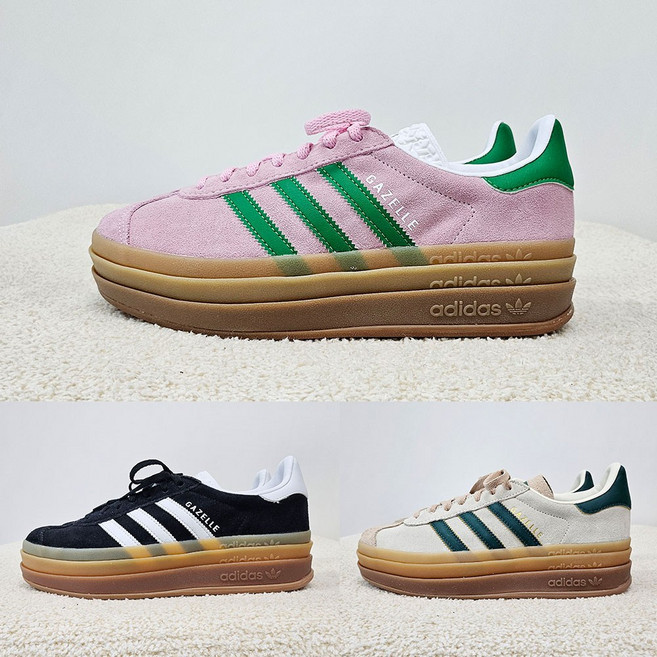 아디다스 여성 가젤 볼드 운동화 키작녀 키높이 통굽 스웨이드 단화