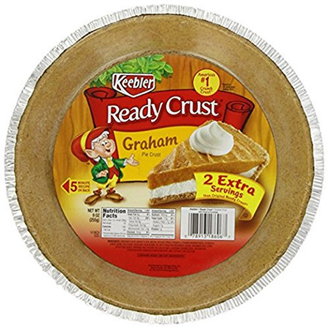 키블러 레디 크러스트 그래함 파이 크러스트 - 25.4 cm (3팩) Keebler Ready Crust Graham Pie Crust - 10 Inches (Pack of 3), 1개, 285g