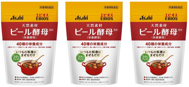 Asahi 아사히 에비오스 맥주효모분말 200g 3개