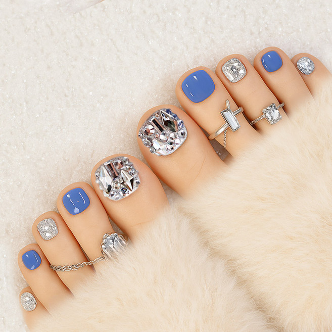 엘씨 셀프 페디큐어 붙이는 네일팁 패디팁 인조발톱팁, 패디팁_PT454, 1개