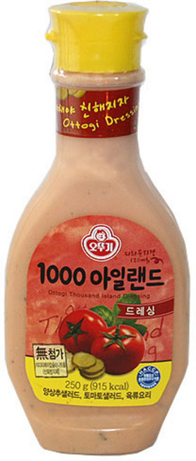 오뚜기 1000 아일랜드 드레싱, 250g, 1개
