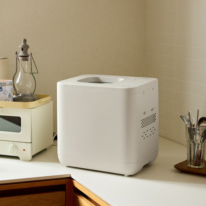 한일 가정용 음식물처리기 분쇄기 쓰레기 음쓰 건조기 필터 처리기기 음쓰 4L 아이보리