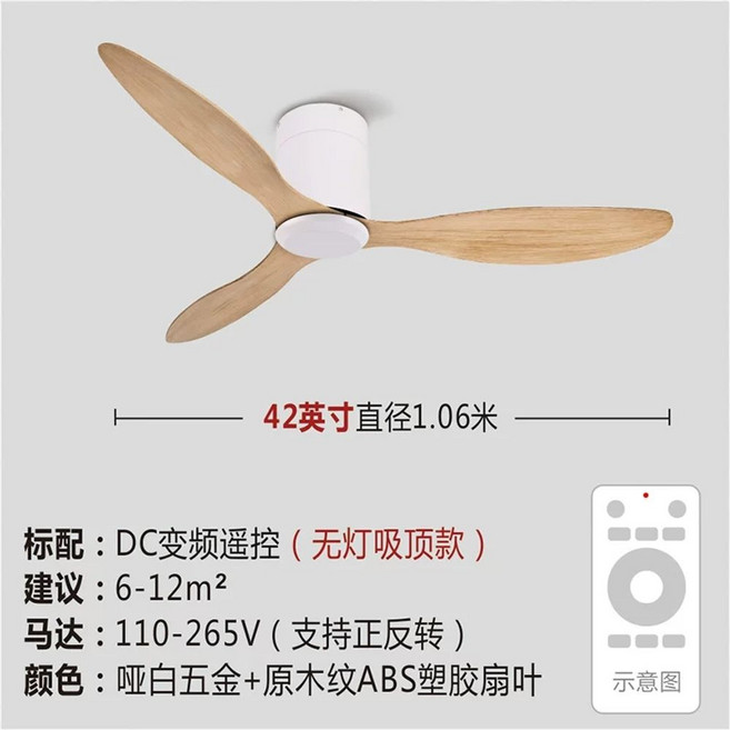 SOVE 소브 실링팬 107cm A2 거실 화이트 42 인테리어 저소음 슬림 천정선풍기, U01KT85AQN73EHGW6DN4XWP19A-037, 1, AK. 42인치 화이트 천장형