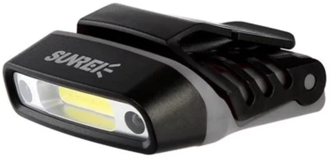 SUNREI 智慧感應夾帽燈 USB充電 IPX5防水, H150，灰色，附頭帶充電線, 1個