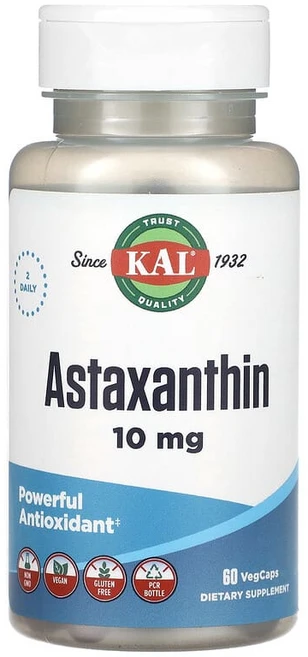 KAL 아스타잔틴 베지 캡슐 60정(1정당 5mg) CAL-61160, 1개 - 쿠팡