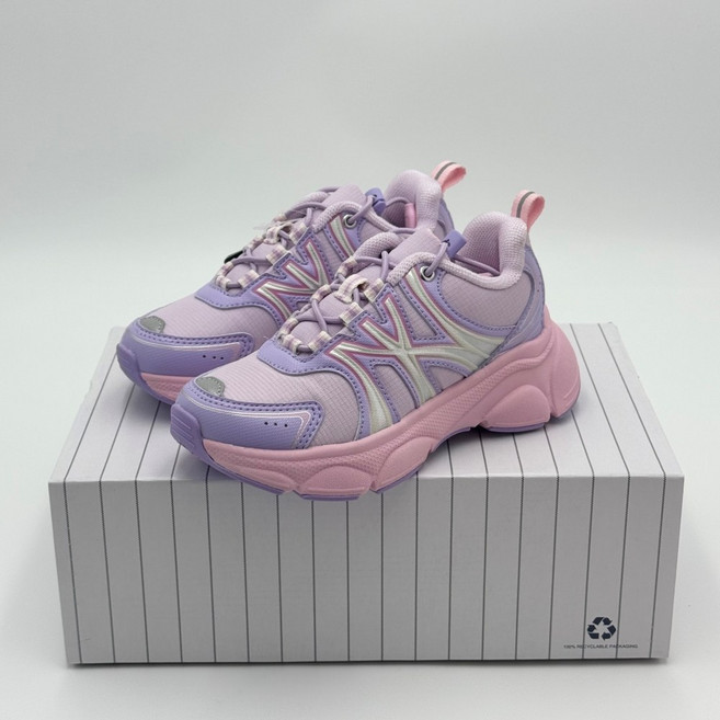 [백화점매장판] MLB 키즈 운동화 런닝화 에이스 러너 피치 NY 핑크 퓨즈 7ARNCB84N-50LDD