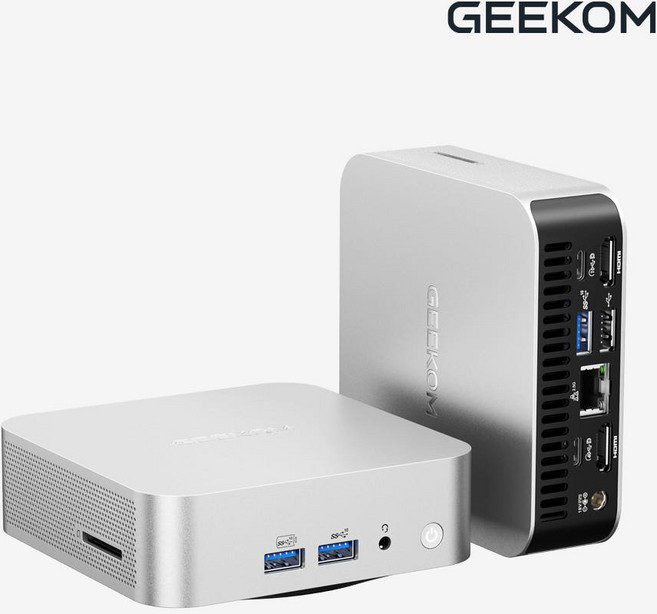 GEEKOM 미니PC A6 (R7-6800 / DDR5 16G / 512GB NVMe / 윈도우11 Pro 포함) 기컴 사무용 기업용 미니피씨, A6 6800, WIN11 Pro, 16GB, 실버