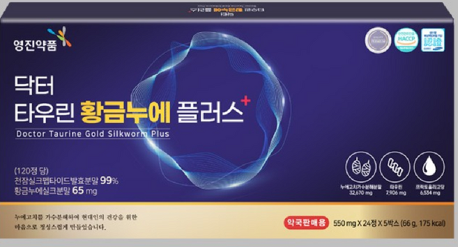 영진약품 닥터 황금누에 실크잠 4개월분, 1개, 120정