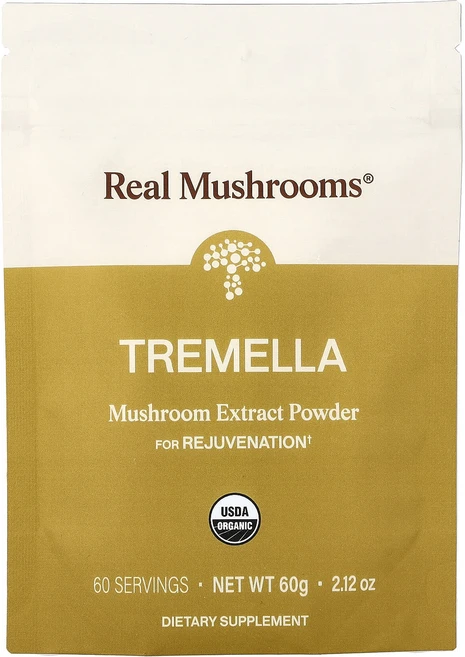 리얼머쉬룸스 흰목이버섯 버섯 추출물 분말 60g(2.12oz), 60g, 6개 - 쿠팡
