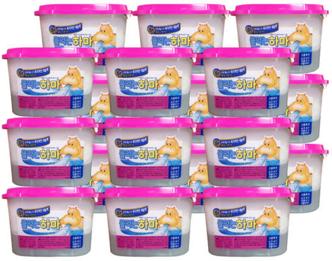 물먹는하마 옷장용 제습제 525ml 18개 습기제거제