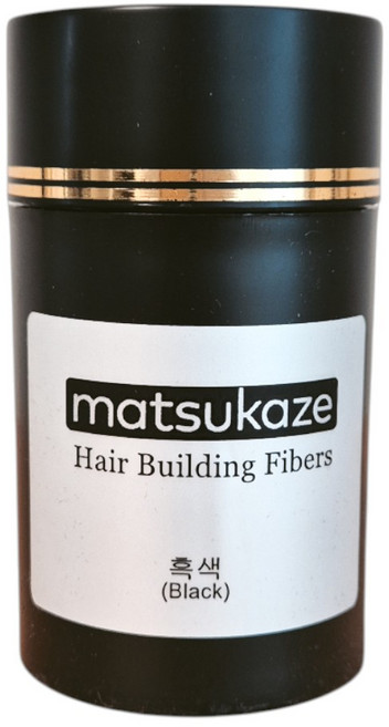 마츠카제 흑채 헤어흑채 17g 흑색 흑갈색 자연갈색, 흑색 17g, 1개