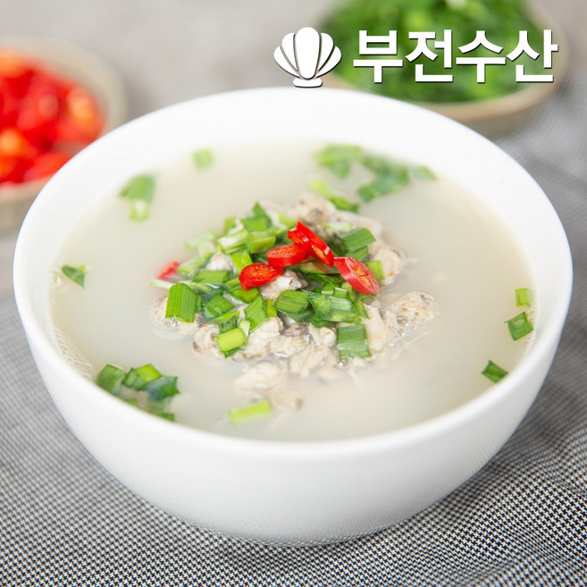 부전수산 냉동 신선한 재첩살 2kg (500g x 4팩) 자숙 재첩 재첩국 재첩비빔밥 재첩무침 재첩전, 4개, 500g