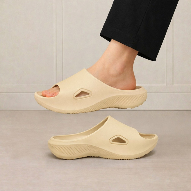 피티즘 발편한 족저근막 아치 슬리퍼 사무실 실내화