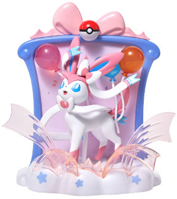포켓몬 입체 디오라마 해피파티 님피아 피규어, 1개