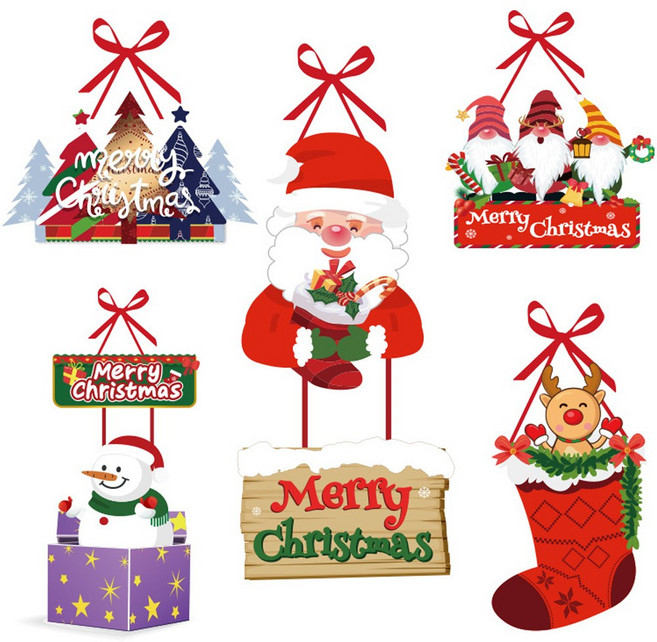 루이스 크리스마스 벽걸이 장식 행잉 문장식 인테리어장식, 1세트, B타입