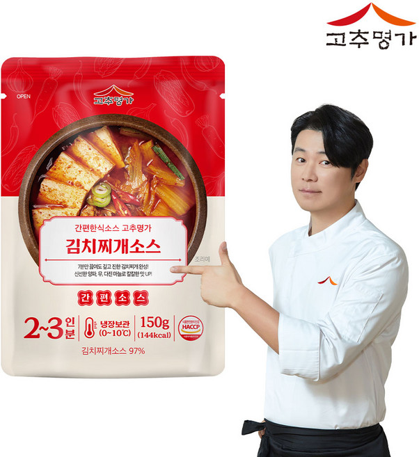 [고추명가] 김치찌개소스 150g, 1개, 150ml