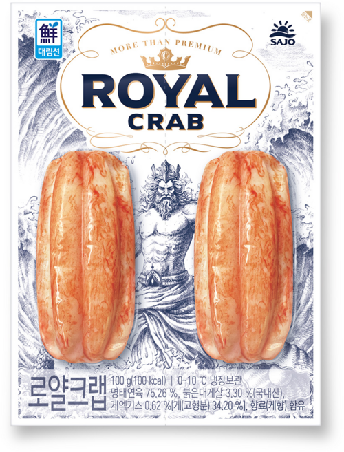 대림 로얄크랩 100g x 10개
